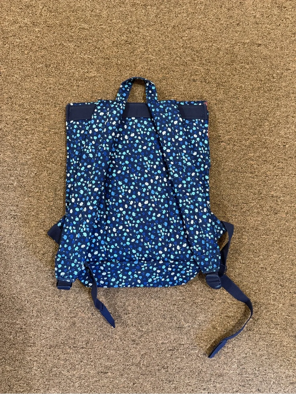 Herschel Little America Backpack Peacoat Floria Navy Floral 25L Laptop